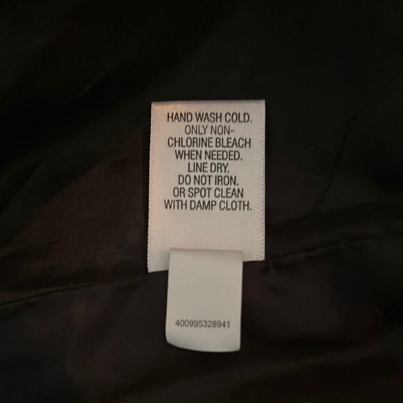 Apt 9 Black Faux Leather Jacket Fitted Silhouette XL - Picture 4 of 4